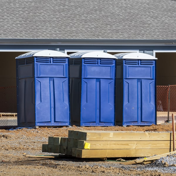 what is the maximum capacity for a single porta potty in St Joseph Iowa